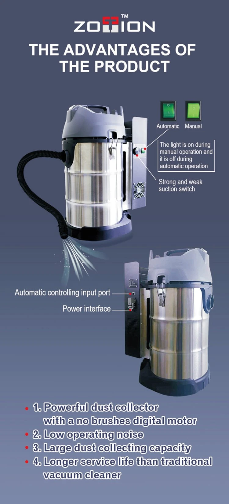 Dental Dust Vacuum Cleaner 