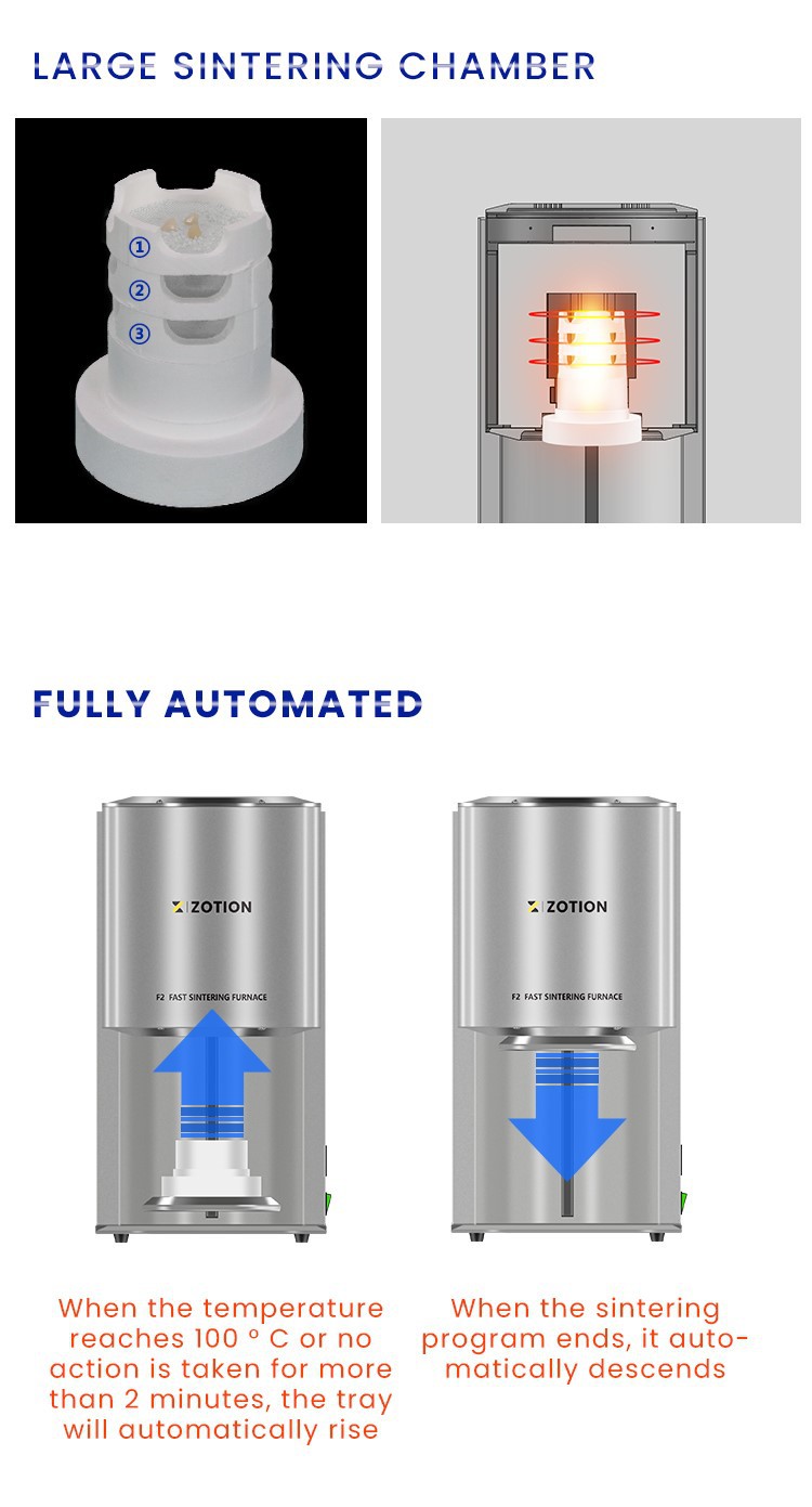 Dental Zirconia Sintering Furnace For CAD CAM Dentistry large sintering chamber Dental Zirconia Sintering Furnace For CAD CAM Dentistry large sintering chamber