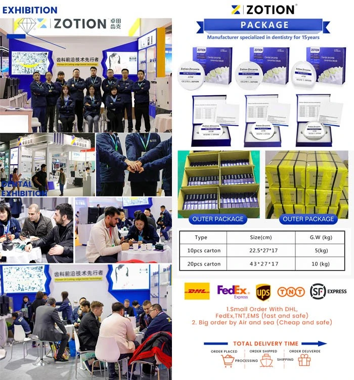 Dental Zirconia blank For Different Usage exhibition Dental Zirconia blank For Different Usage exhibition